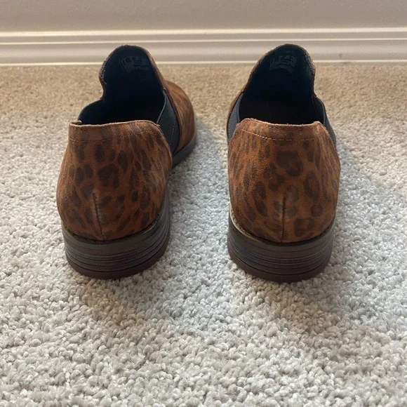 Clarks Brown Leopard Print Women's Shoes | 8.5 - Picture 6 of 12